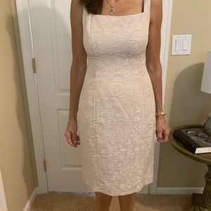 Evan Picone Cream Dress